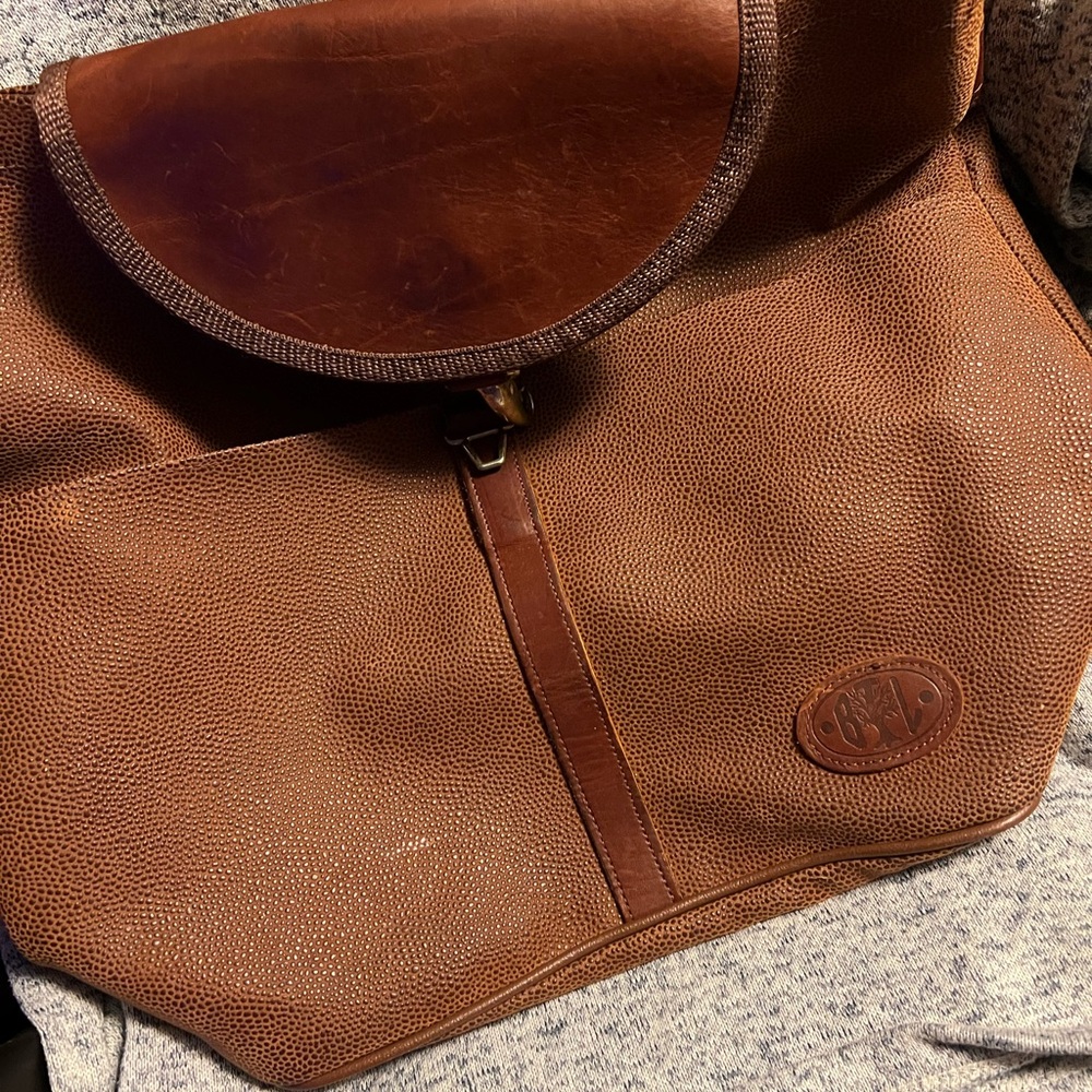 Leather backpack - Picture 2 of 2